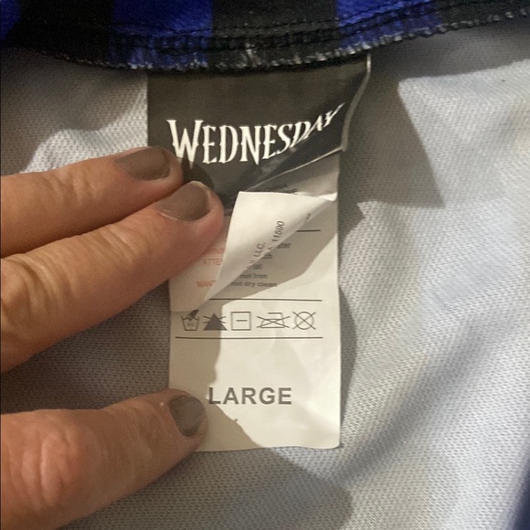 Wednesday Erin Sinclair Rubies Halloween Costume Children's Large NWOT Netflix - Picture 8 of 14